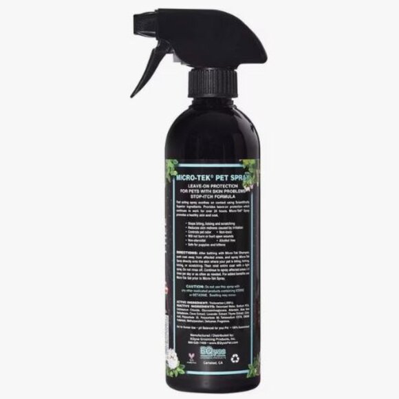 EQyss Grooming Products Micro Tek Pet Spray for Pets with Skin Problems 16oz - Picture 2 of 2